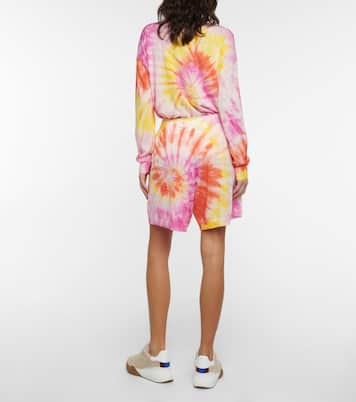 Shorts tie-dye in lana vergine | Stella McCartney