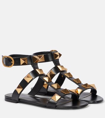 Roman Stud leather sandals | Valentino Garavani