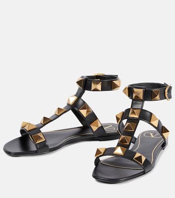 Roman Stud leather sandals | Valentino Garavani