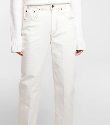 Gent high-rise straight jeans | Loro Piana