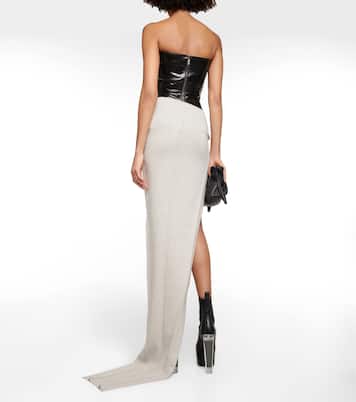 Asymmetric cashmere and wool maxi skirt | Rick Owens