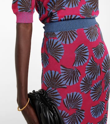 Falda midi Hazel de punto jacquard | Diane von Furstenberg