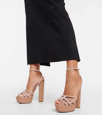 Sandalen Moondust Plateau 140 | Aquazzura