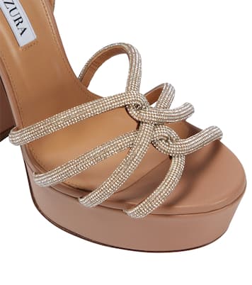 Sandalen Moondust Plateau 140 | Aquazzura