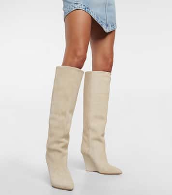 Wanda suede knee-high boots | Paris Texas