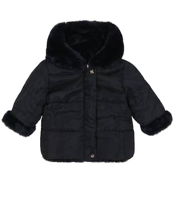 Baby Wendbare Jacke aus Faux Fur | Tartine et Chocolat