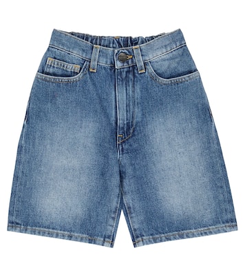 Logo denim shorts | Palm Angels Kids