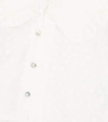 Antonella embroidered cotton blouse | The New Society