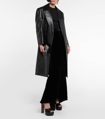 Sandales Jodie 95 à plateau en cuir | Saint Laurent