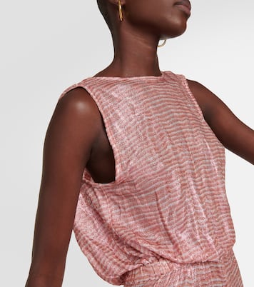 Jumpsuit in jacquard con collo ad anello | Missoni Mare