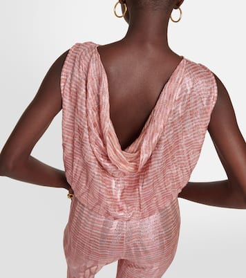Jumpsuit in jacquard con collo ad anello | Missoni Mare