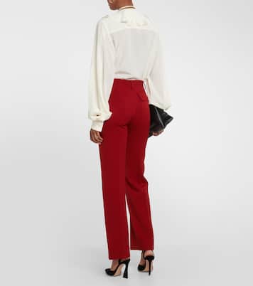 Pantalon droit à taille haute | Victoria Beckham