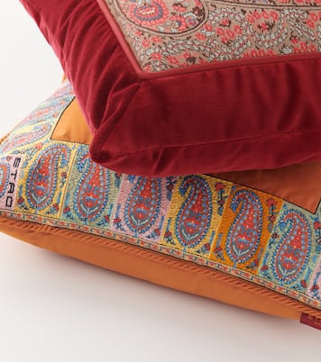 Cuscino in cotone con ricamo | Etro