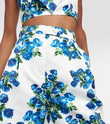 Shorts Elliotta a vita alta con stampa | Emilia Wickstead