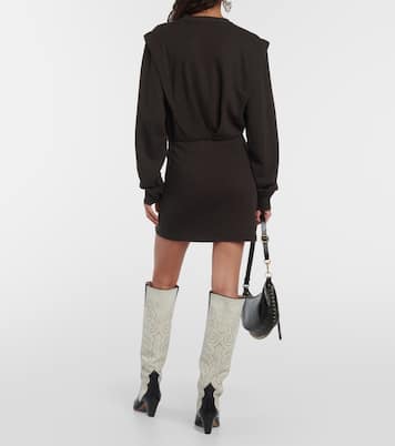 Michaela ruched cotton-blend minidress | Marant Etoile