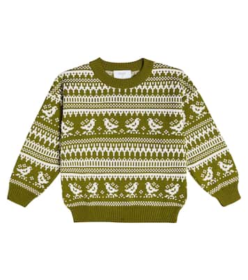 Pull intarsia en laine mélangée | Paade Mode