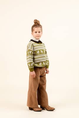 Pull intarsia en laine mélangée | Paade Mode