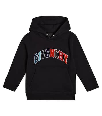 Felpa con cappuccio in misto cotone | Givenchy Kids