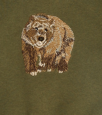 Sudadera en jersey de algodón estampada | Il Gufo