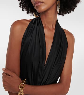 Mono de jersey con cuello halter | Costarellos