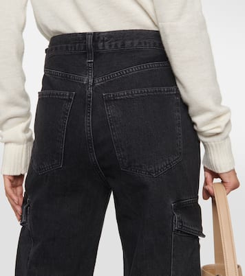 High-Rise-Cargohose Minka aus Denim | Agolde