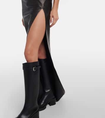 Falda larga de piel | Ann Demeulemeester