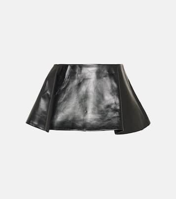 Ralfa leather miniskirt | Khaite