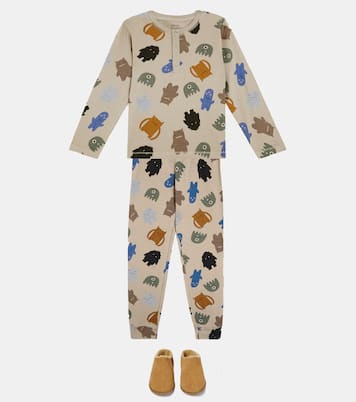 Wilhelm printed cotton-blend pajama set | Liewood