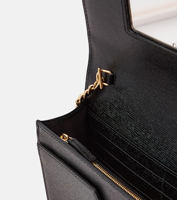 Portemonnaie mit Kettenriemen Gucci Script aus Leder | Gucci