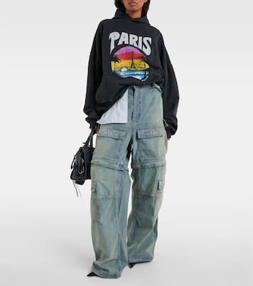Jean cargo à taille mi-haute | Balenciaga