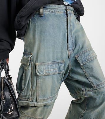 Jean cargo à taille mi-haute | Balenciaga