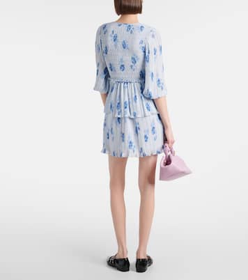 Minikleid aus Georgette | Ganni
