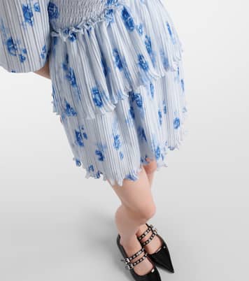 Minikleid aus Georgette | Ganni