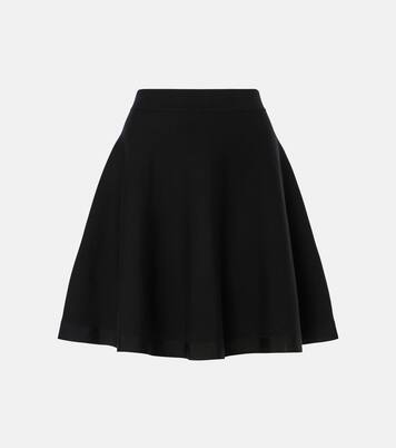 Mini-jupe en laine mélangée | Nina Ricci
