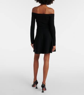 Mini-jupe en laine mélangée | Nina Ricci