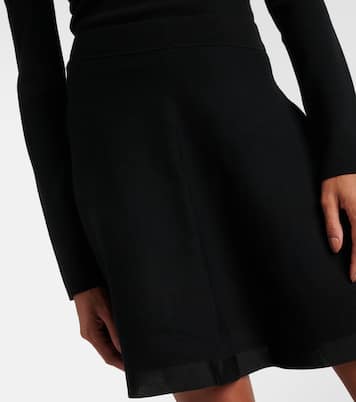 Mini-jupe en laine mélangée | Nina Ricci