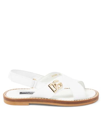 Sandalen aus Leder | Dolce&Gabbana Kids