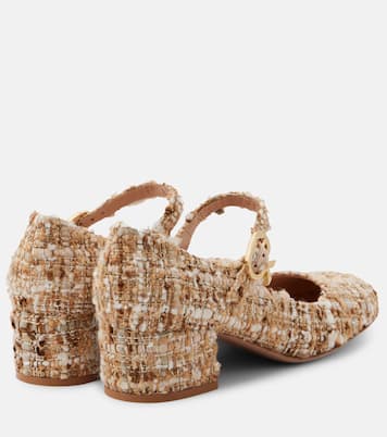 Salones Mary Jane Mary Ribbon 45 de bouclé | Gianvito Rossi