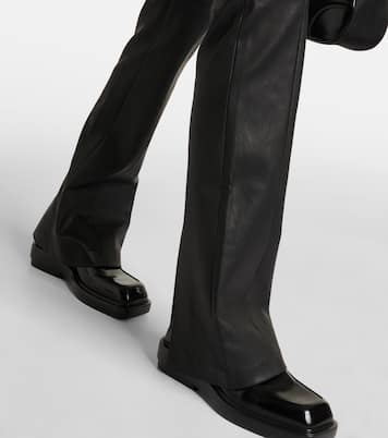 Pantaloni flared Kam in pelle | Stouls