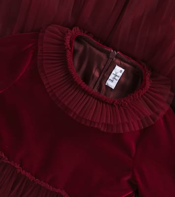 Abito in velluto con tulle | Il Gufo