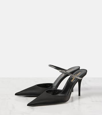 Mules Barbara 90 in raso | Saint Laurent
