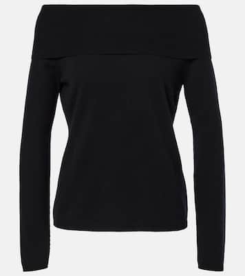Off-shoulder cashmere sweater | Jardin des Orangers