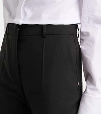 Oxalis virgin wool canvas flared pants | Sportmax