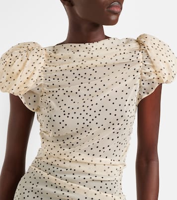 Polka-dot silk-blend minidress | Magda Butrym