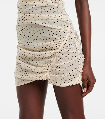 Polka-dot silk-blend minidress | Magda Butrym