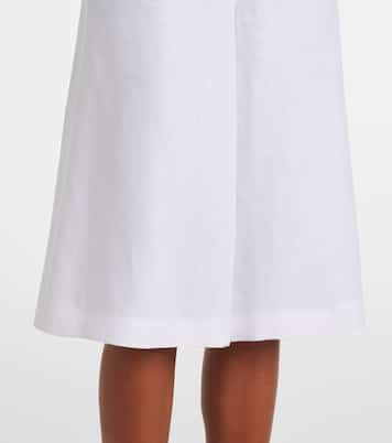 High-Rise Culottes Drake aus Leinen | Loro Piana