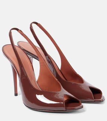 Escarpins Kristina Sling 105 en cuir | Amina Muaddi