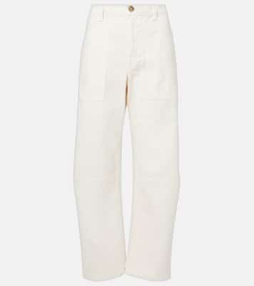 Weite Hose Brylie aus Baumwoll-Twill | Velvet