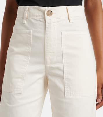 Weite Hose Brylie aus Baumwoll-Twill | Velvet