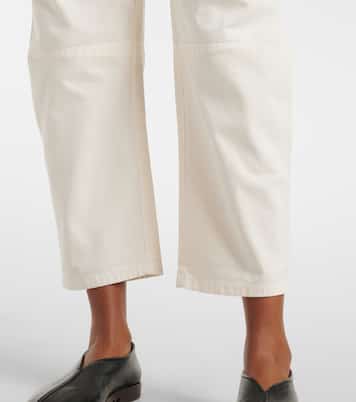 Weite Hose Brylie aus Baumwoll-Twill | Velvet